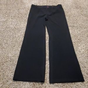 Black flare dress pants